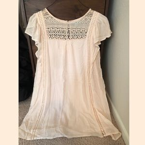 She and sky cream dress